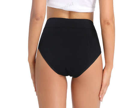 4 Layer Very Abundant Bamboo Period Panties for Heavy Flow Women Menstrual Panties Overnight High Waist Period Underwear
