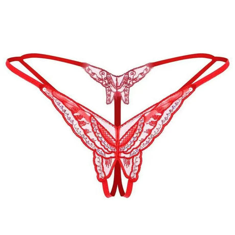 Woman Transparent Underwear Sexy Lingerie Micro Bikinis Porn Lingerie Sex Set Crothless Lace Bow Underwear Erotic Stockings