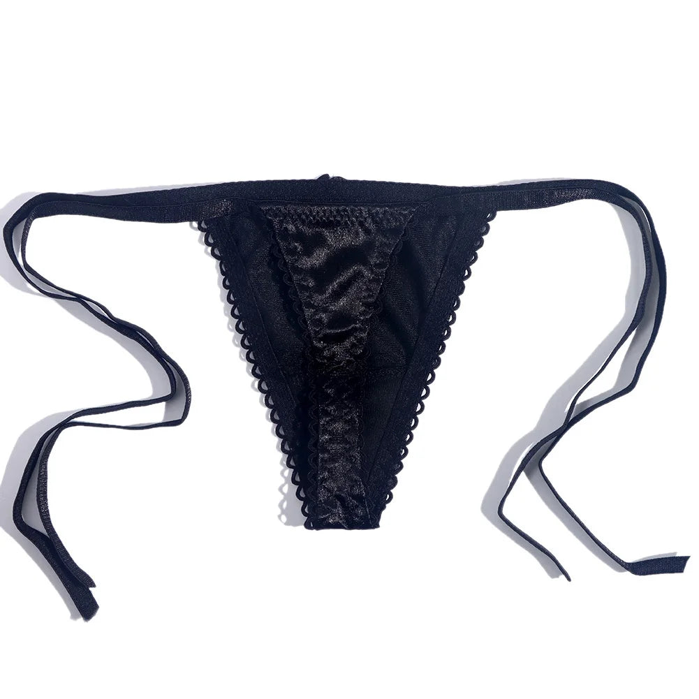Custom Thongs With Jewelry DIY Crystal Letter Name Low-rise Briefs T-back String Underwear For Women Sexy Nightclub Body Jewelry