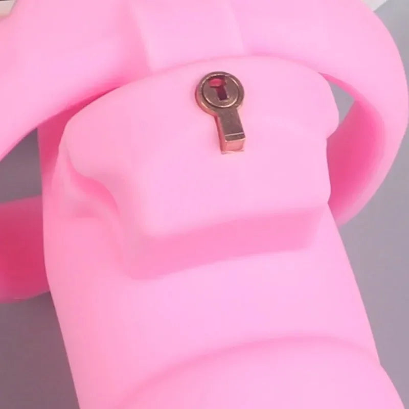 Silicone Chastity Cage BDSM Male Penis CB Lock Gay Pornographic Urethral Wearable Device Masturbator Sex Toys Sexy Accessories