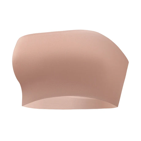 Hot Sale Seven Colors One Piece Women Seamless Strapless Bra Wireless Non-pad Bra Anti-skidding Ice Silk Traceless Strapless Bra