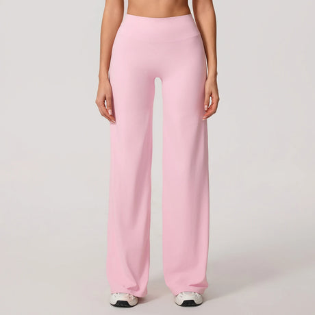 New Summer High Waist Wide-Leg Yoga Joggers Women's Autumn Casual Outdoor Sweatpants Female Straight Tracksuit Bottoms