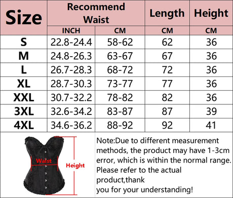 YBFDO Women Sexy Corsets Bustiers Floral Lace Tops Shapewear Burlesque Vintage Corset Gothic Satin Lingerie Corselet Overbust