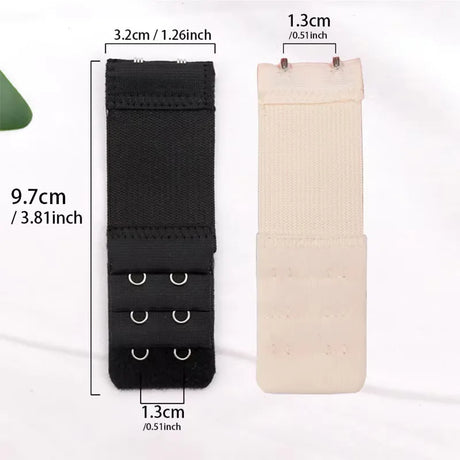 3Pcs Bra Extenders Strap Extension 2 Hooks 3 Rows Women Intimates Lengthened Bra Hook Extender Bra Intimates Accessories