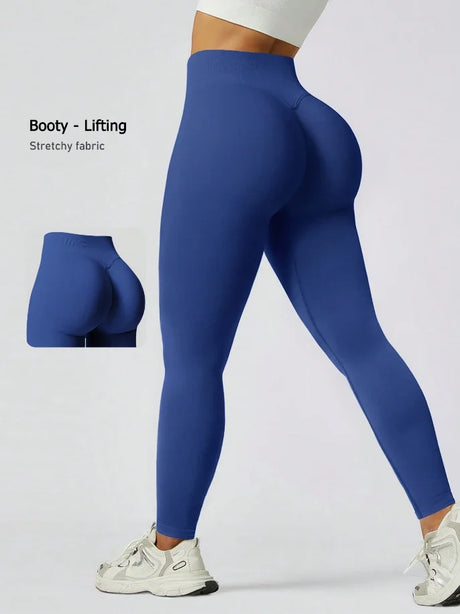 Women's Gym Tight Pants Seamless Yoga Pants Hip Lifting Workout Leggings Fitness Running Compression Sports Tights