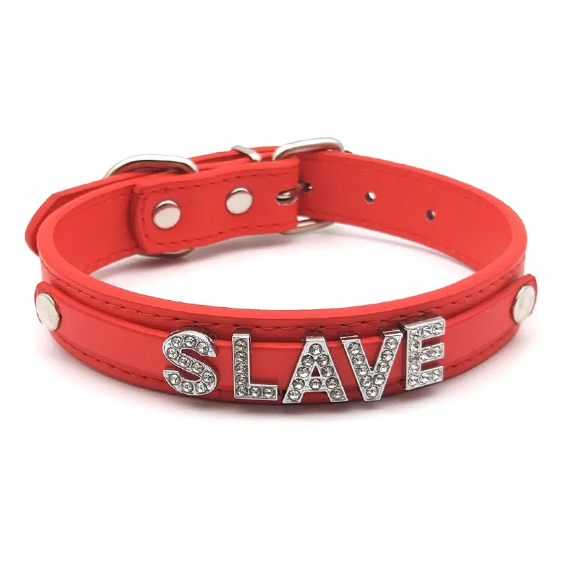 Customized Name Letter BUNNY Choker Necklace Goth Style DIY Collar Custom Adult Couple Sex Tools Party Club Jewelry Gifts Hot