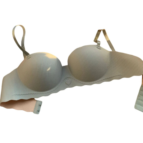 Women Push-Up Bra Demi Cup Underwear Heart Print Non-wired 1/2 Cup No Show Bras Sexy Lingerie Padded Thin Straps Brassiere S-XL
