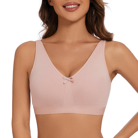 Sheroine Plus Size Women Wireless Bras Full Coverage Soft Seamless Underwear Breathable Lingerie Non-Padded Comfort Bra