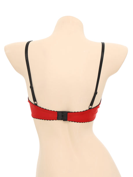 Women Sexy Open Cups Bra Exposed Nipples Lingerie Tops Adjustable Straps Underwire Lace Push Up Brassiere Underwear Nightwear