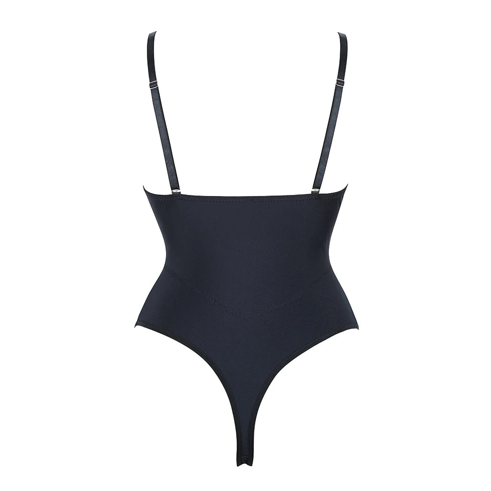 Sleeveless Halter Bodyshaper Bodysuits Women Sexy Bones Waist Trainer Corsets Backless Shapewear Slim Underwear Outfit Jumpsuits