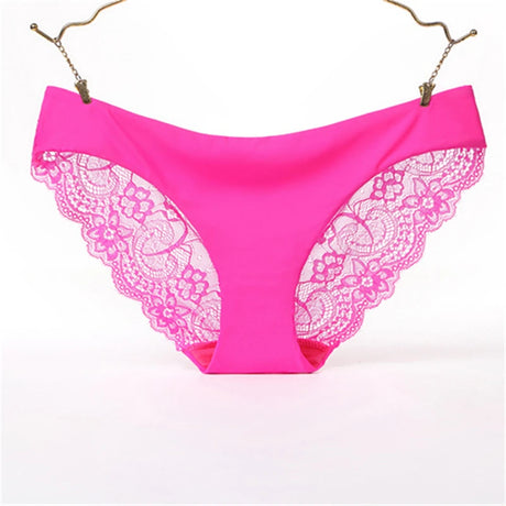 Women's Seamless Underwear Leopard Intimate Women Sexy Lace Black Floral Panties Seamless Panty 3pcs/set