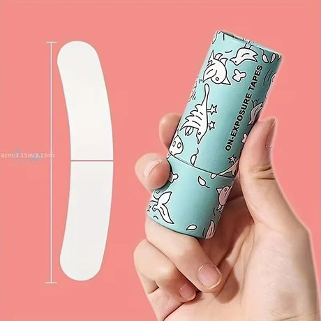 50pcs Double-Sided Underwear Clothing Tape Invisible Transparent Clothes Body Transparent Easy Tear Tape