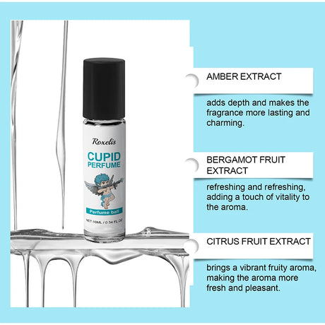 1/2/5Pcs Cupid Pheromone Cologne Perfume Spray for Man to Attract Women,Charming Roll on Fragrance,Portable Dating Glamour Scent