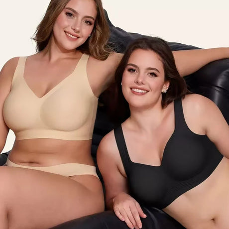 5Pcs Solid Color Seamless Wireless Bra, Full Coverage Push Up Bralette Anti-Sagging Breathable Soft Thin Cup With Adjustable Straps For Sports Yoga Daily Wear