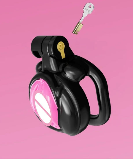 New Sissy Simulation Vagina Cock Cage Stainlesswith 4 Penis Rings Chastity Lock Man Chastity Belt Man's Sex Products Sex Toy 18+