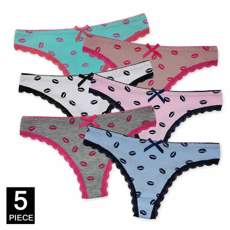 Ladies Sexy Lace Panties Women Thongs Breathable Low Waist Fashion G Strings Hollow Transparent Underwear Lingerie 5 pcs/lot