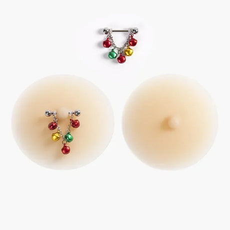 Tornova Solid State Rubber Nipple Patch Invisible and Traceless Solid Chest Patch Women's Sexy Breast Patch Nipple Decoration