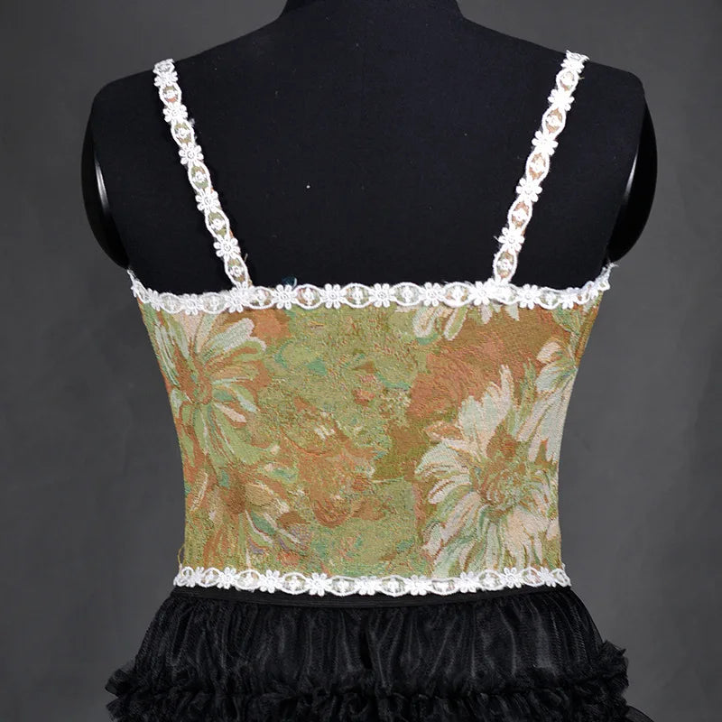 Sexy Lolita Corset Shaper Ladies Slimming Bandage Corsets Underbust Bustier Top Women Lingerie Elegant Streetwear Clothes Blusas