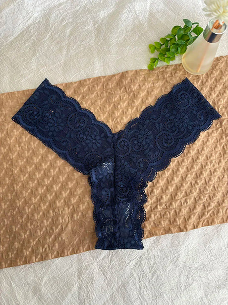 Personalized Text Custom Thong Customization Name Crystal Letters Panties Sexy Lace Underpants for Woman Wife Girlfriend Gift