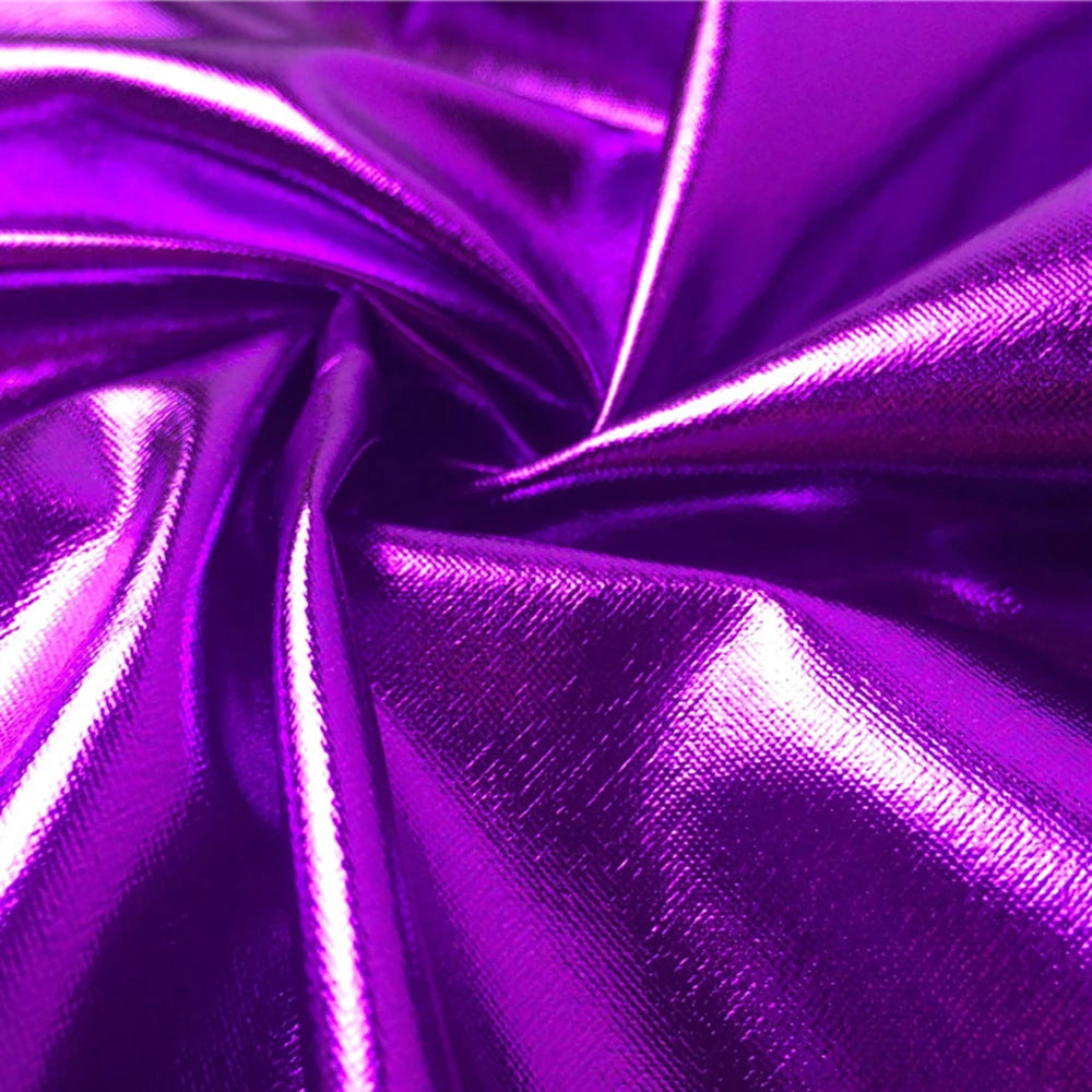 Vinyl Metallic Stand Collar Jumpsuit Wet Look Shiny Patent Leather Catsuit Long Sleeve Zipper Crotch Body Suit Zentai Clubwear