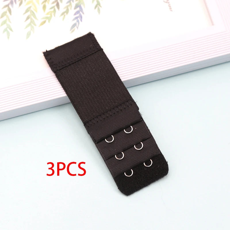 3Pcs Bra Extenders Strap Extension 2 Hooks 3 Rows Women Intimates Lengthened Bra Hook Extender Bra Intimates Accessories