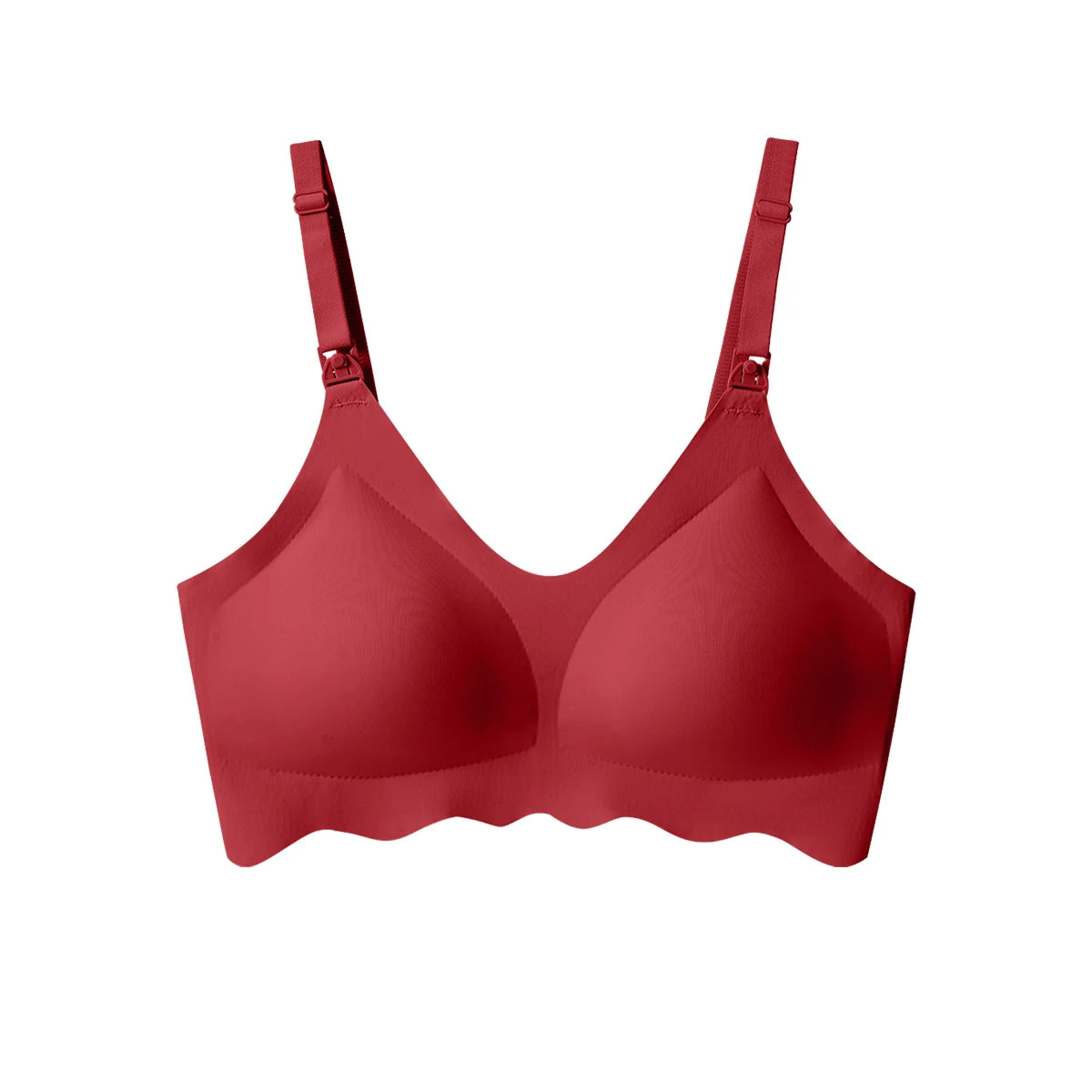 New Women Traceless Women's Comfortable and Breathable Ultra Thin Breastfeeding Bra Detachable Breastfeeding Bra