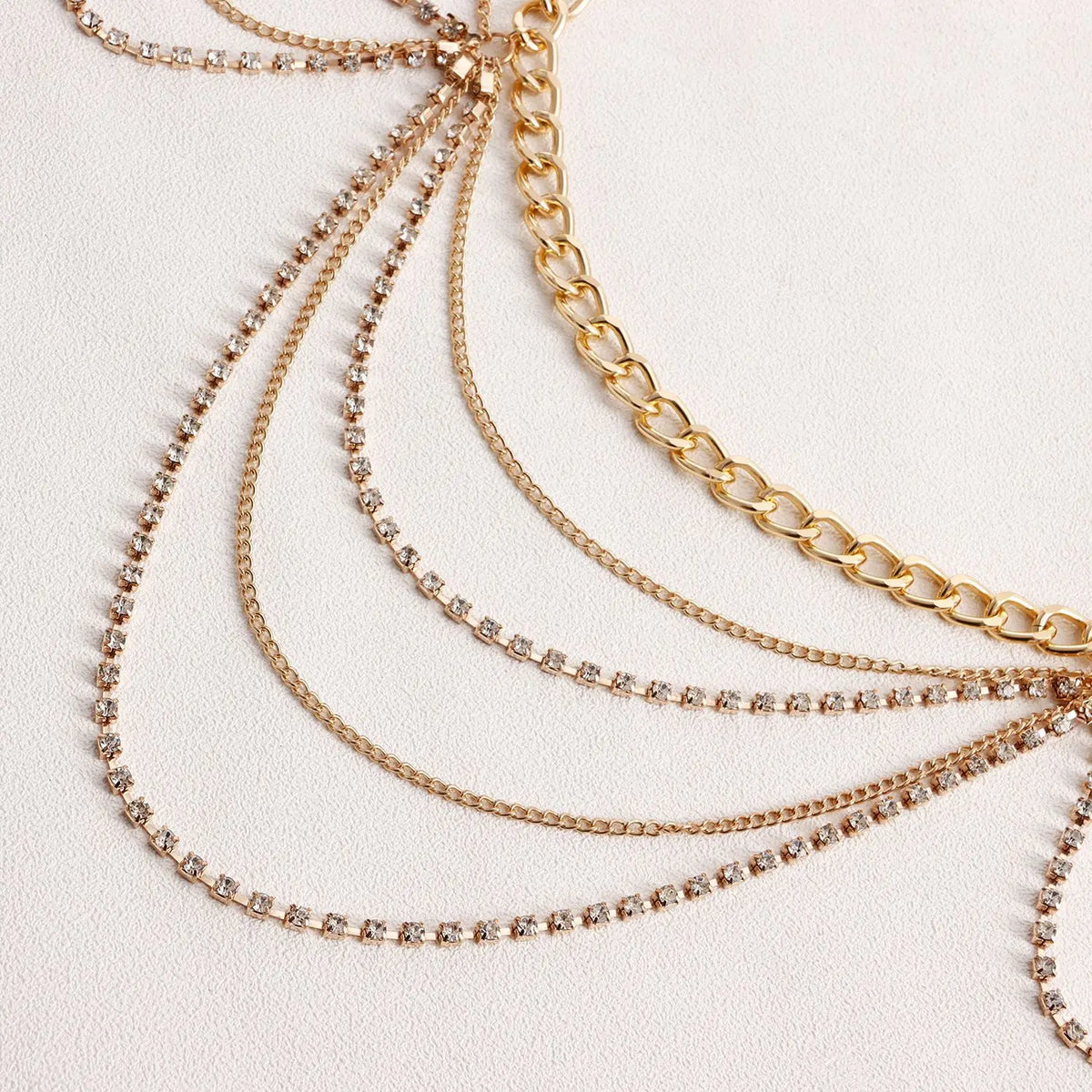 Bikini Sexy Body Chain Acrylic Crystal Wave Waist Chain For Women Sex Fashion Ladies Body Jewely Accessories Wholesale