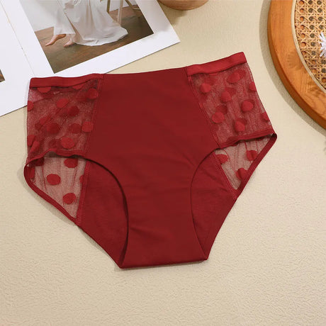 Physiological Underpants Sexy Lace Leak-proof Menstrual Three layer leak proof Sanitary Stretch Underwear Menstruation Briefs