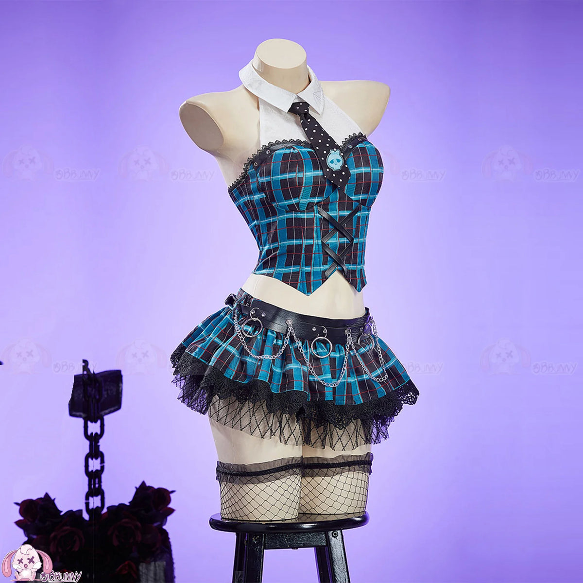 Frankie Stein Monster Cos High Cosplay Costume Anime Shirt skirt socks gloves Halloween carnival women's Gothic JK new uniform