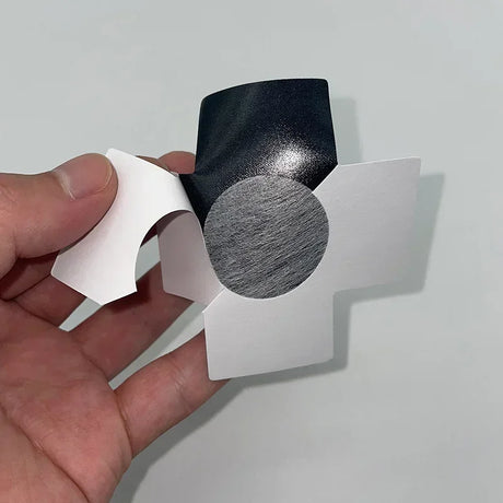 10 Pairs/20Pcs Hot Sexy Experience Cross/X Shape Disposable Self-Adhesive Disposable Satin Nipple Cover Breast Pasties Stickers