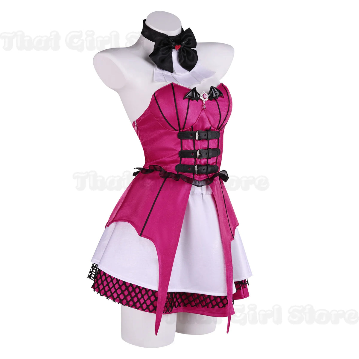Women's Corset Dress Draculaura Cosplay Costume Women Sexy Corset Lolita Short Dress Suit Gothic Punk Dress Halloween Clothes