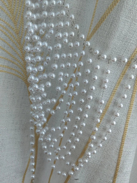 CHICATWILL European Sexy Deep V-Neck Lady Camis Pearls Tops Beach Handmade Beading Body Chains Hot Woman Vest American Female