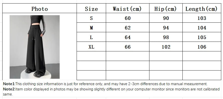 Elegant Women's Pants Palazzo Flared Wide Killer High Waist OL Ladies Career Long Trousers