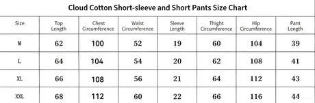 2 Summer Short-Sleeve Cloud Cotton Pajama Set for Women, Comfortable and Trendy, Shorts Suitable for Wearing Outside, Home Wear