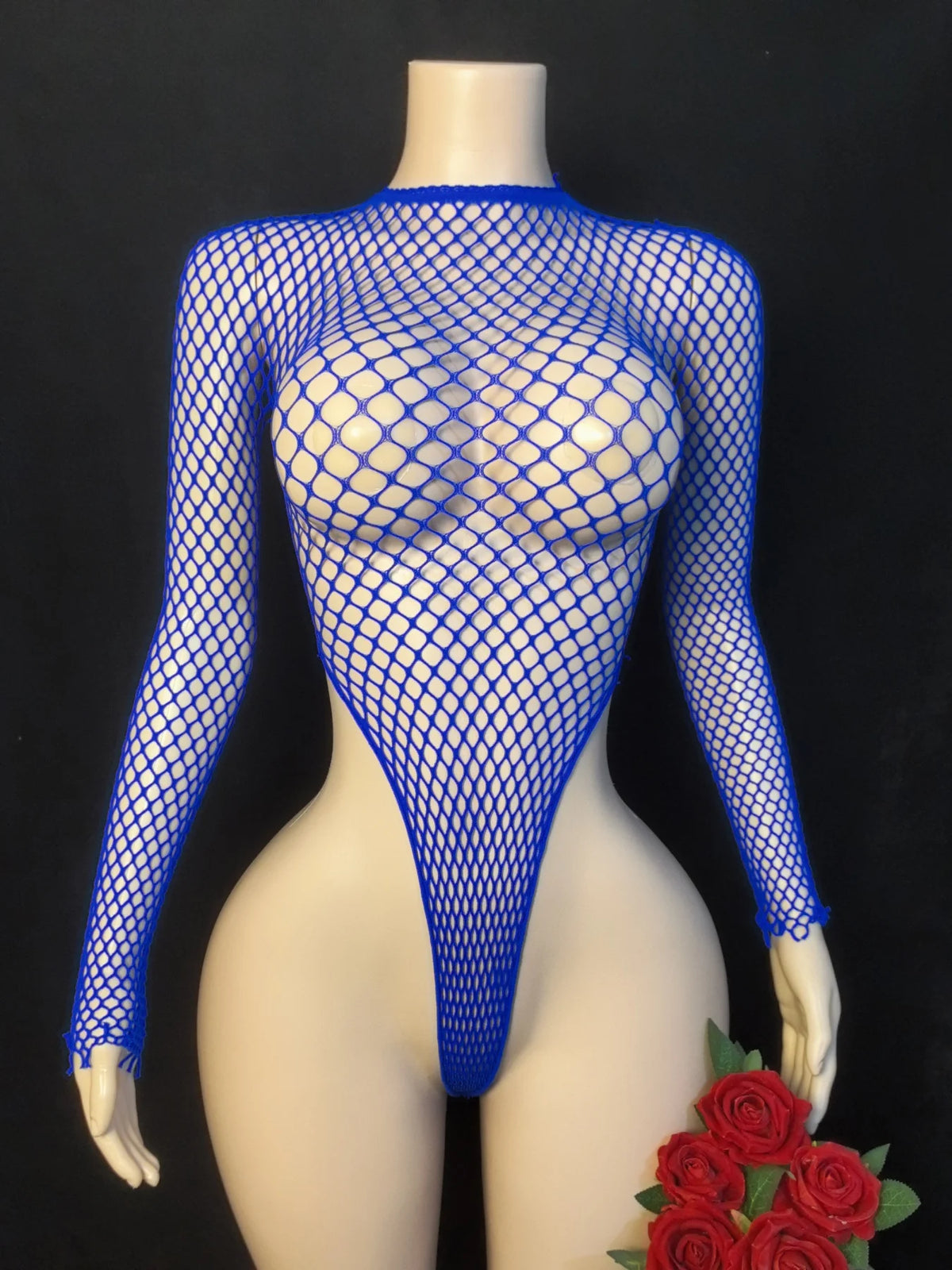 Sexy Lingerie jumpsuits Bodycon Mesh Fishnet Colorful Clubwear Perspective Christmas Valentine's Day Women's Lingerie Bodysuits
