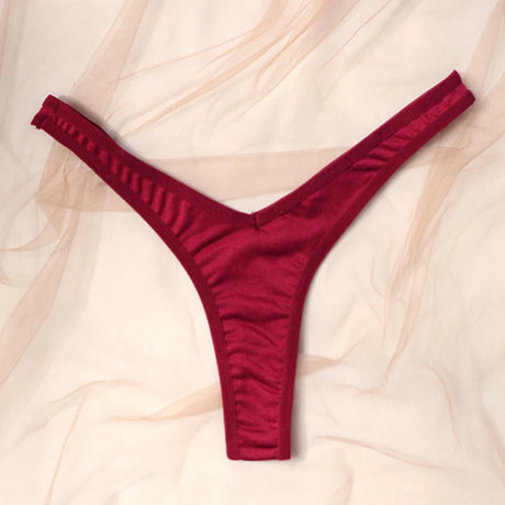 Women's V Waist Sexy Sports Thongs G-string Panties Low Rise Underpants Knicker Fitness T Pants Erotic Lightweight Ladies T-back