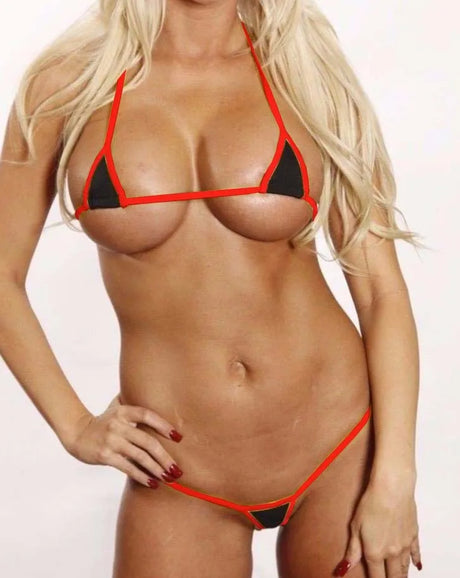 Women Sexy Micro Mini Bikini Thong Underwear G-string Bra Swimwear High Quality Swimwear