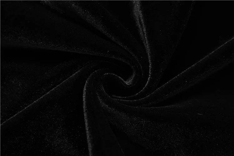 Sylcue Winter Bachelor Party Solid Color Velvet Tight Sexy Hot Mature Charm Women'S Fishbone Sling Dress With Lace Sleeve