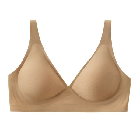 SUJIIN Sexy Wireless Bras for Women Plunge Seamless Invisible Padded Push Up Bra Comfortable Smoothing Female Bralette Bh MX074G