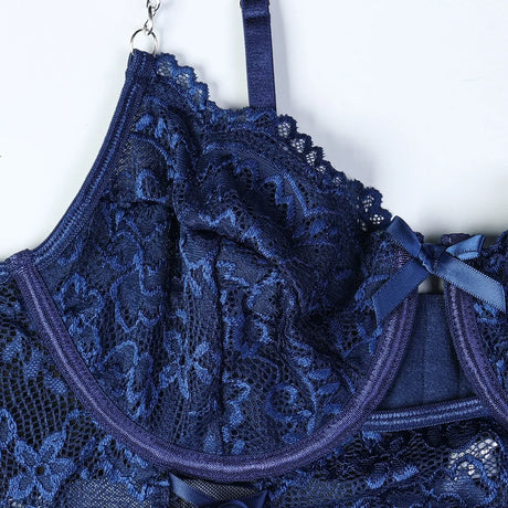 Fancy Sexy Lingerie Lace Ultra Sexy Women's Intimate Ethical Underwear G-String Hot Skirt Ensemble Outfits Brazilian Underwear