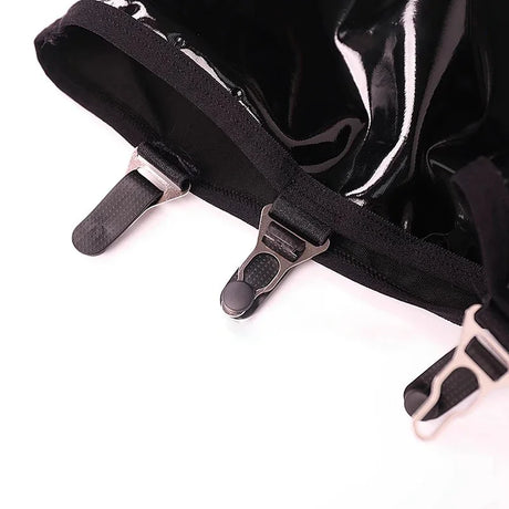 Sexy multi choices Luxury Garter Belt Women Glossy Satin Mini Skirt Metal Clips Garter Suspender Belt For OL sexy dancer sm game