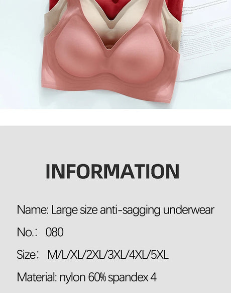 Multi-Color Solid Pattern Jelly Latex Girls' Bra Plus Size Adjustable Removable Steel Ring Everyday Spandex Marks Made