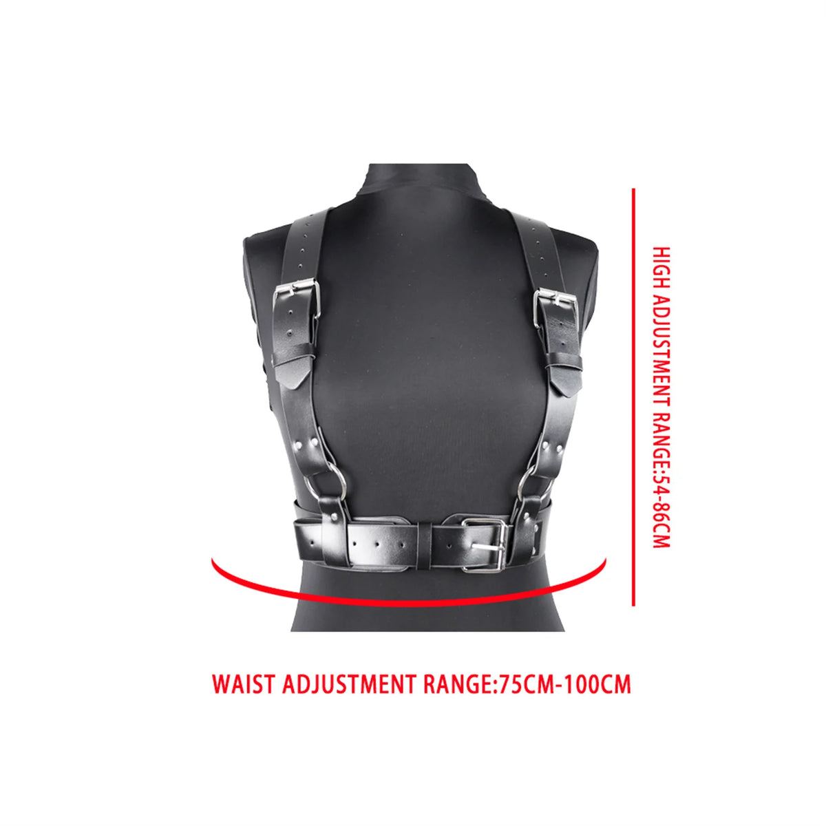Sexy Chest Harness Leather Lingerie Body Harness Women Mature Suspenders Garter Belt Harness Underwear Bondag