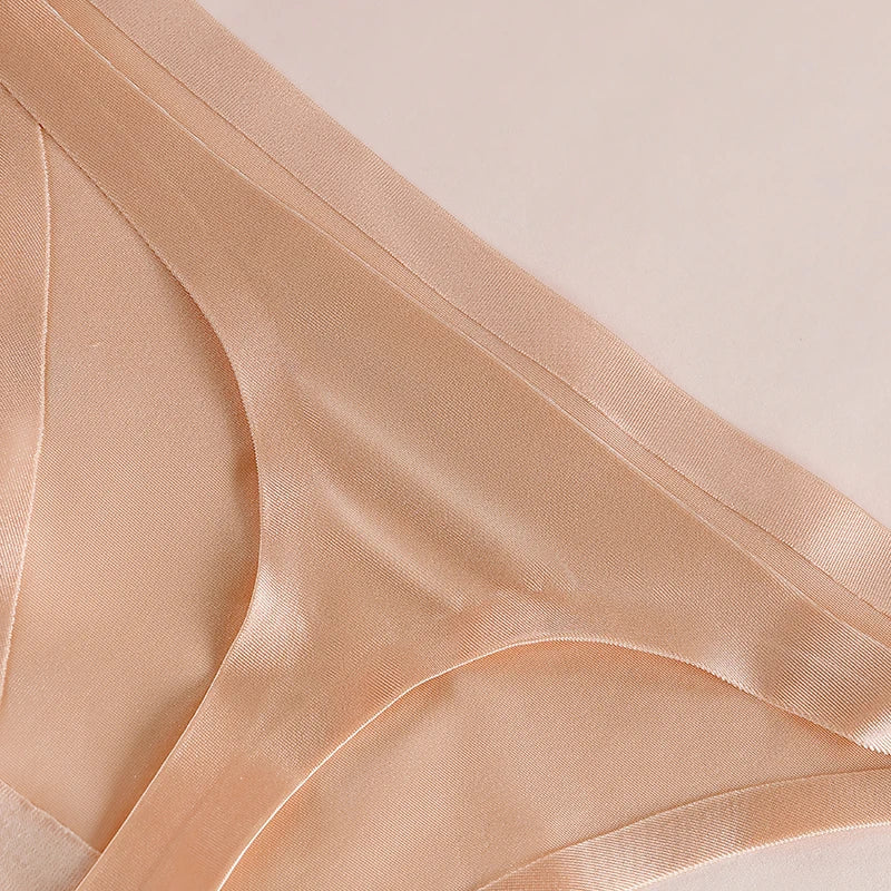 Ice Silk Thong Sexy Women Panties G String Briefs T Back for Girls Underwear Temptation Seamless Ladies Underpants Size S-XL