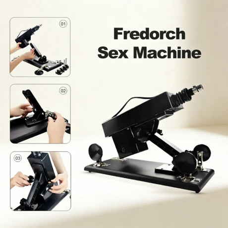 Fredorch Sex Toys Mute Sex Machine for Women and Masturbators Adult Game Anal Love Machine Automatic Vibartorfor Girls