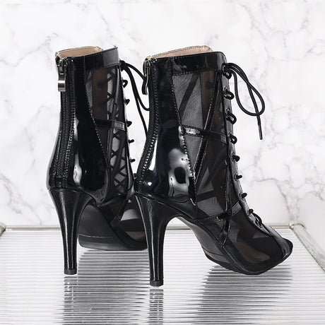 High Heels Women's Sandals New Open Toe Casual Latin Dance Shoes Girls' Ballroom Sandals Large Dance High Heels Women's Shoes 43