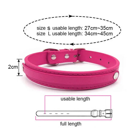 Sexy Hot Rosy Leather Customized Name Letters Collar Choker Necklace DIY Personalized Cosplay Buckle Belt Chocker Jewelry Gift