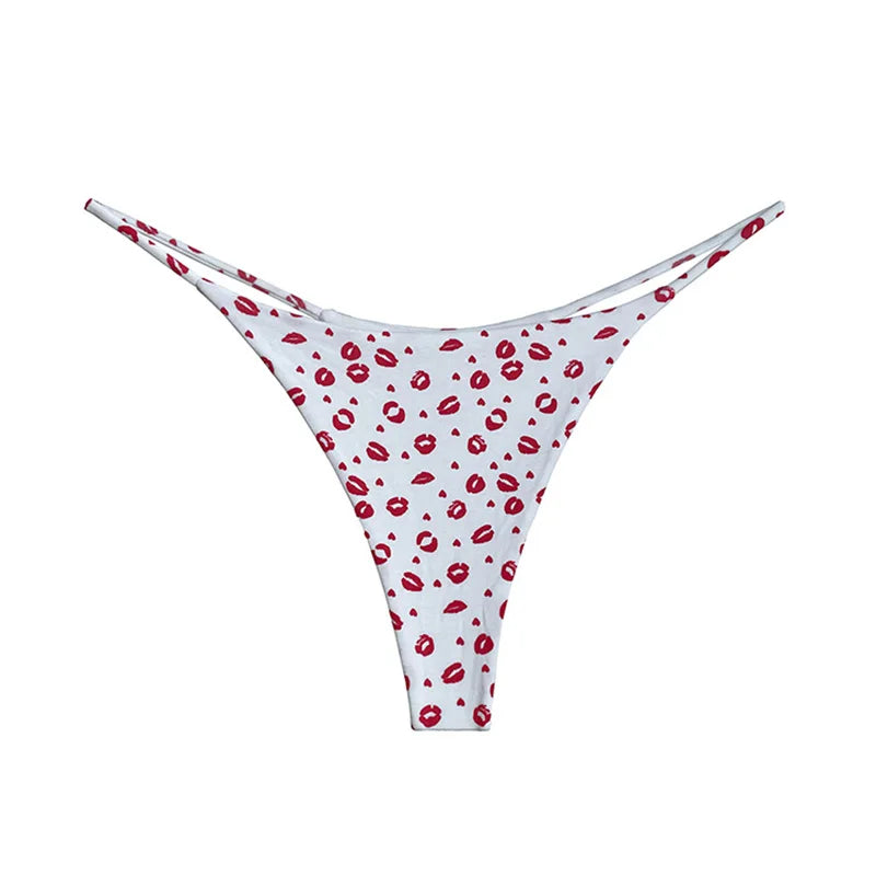 Cotton Leopard G String Flower Women Panties Sexy Briefs Thong Low Waist T-back Underwear Seamless Female Lingerie Size S-XXL