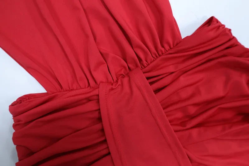 Women Solid Color Mermaid Evening Dress Sexy Open‑Back Slim Floor‑Length Long Gown Formal Banquet Party Maxi Dresses For Ladies
