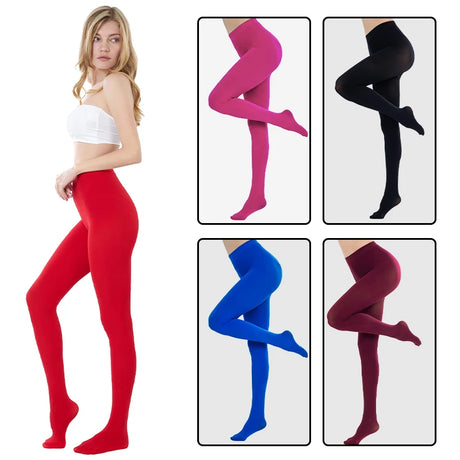 Plus Size Women Sexy Long Stockings Candy Color Velvet Pantyhose Spring Summer Autumn Large Elastic Tights School Girl Lingerie